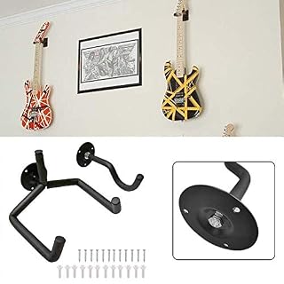 POHOVE Guitare Suspension, Guitare Support Mural Support, Guitare Crochet Mural, Noir Métal Support pour Acoustique Et… - Les Beatles, Paul McCartney, John Lennon, RIngo Starr, George Harrison POHOVE Guitare Suspension, Guitare Support Mural Support, Guitare Crochet Mural, Noir Métal Support pour Acoustique Et… – Image 5