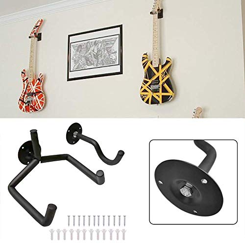 POHOVE Guitare Suspension, Guitare Support Mural Support, Guitare Crochet Mural, Noir Métal Support pour Acoustique Et… - Les Beatles, Paul McCartney, John Lennon, RIngo Starr, George Harrison POHOVE Guitare Suspension, Guitare Support Mural Support, Guitare Crochet Mural, Noir Métal Support pour Acoustique Et… – Image 6