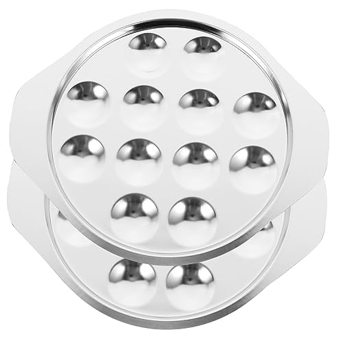 Alipis 2Piezas Caracoles Inoxidable Hornear Herramienta de Cocina Práctica y Duradera para Servir Escargots y Sushi