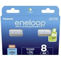 eneloop – eneloop - AAA Akkus Wiederaufladbar (8 Stück) - 2000 mAh NiM