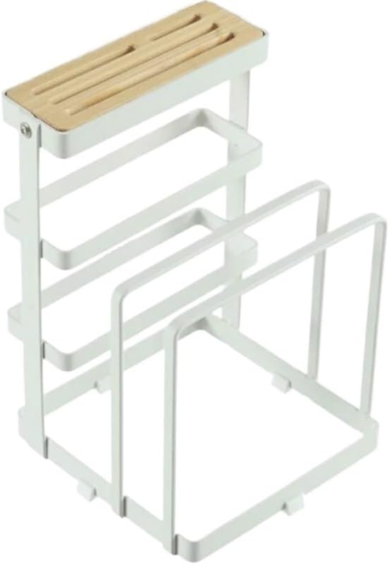 Japanese Board Rack Knives Chopping Pot Cover Holder Tools Storage Multi Functional Kitchen