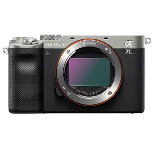 Image of Sony Alpha 7C Full-Frame Compact Mirrorless Camera Kit - Silver (ILCE7CL /S) with Optical Zoom