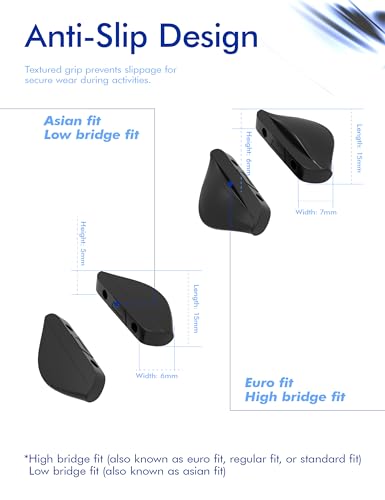 Image of SAUCER Replacement Nose Pieces Pads for Oakley Si Ballistic Det Cord | Si Industrial Det Cord Sunglass