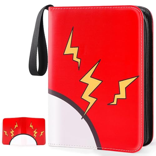 Raccoglitore Carte Pokemon, Album Pokemon Collezionabili 4 Tasche, 60 Pagine