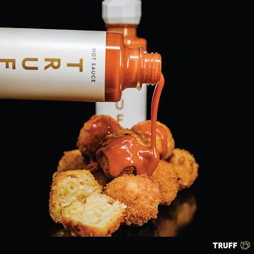 Image of TRUFF Sampler Pack - Gourmet Hot Sauce Set of Original (6 oz), White Truffle Edition (6 oz), and Black Truffle Oil (5.6 oz), Unique Flavor Experiences with Truffle, 3-Bottle Bundle