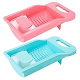 Hemobllo 2 pièces Compact Planche Ver Portable Résistant Outil Pratique pour Lavage Main...