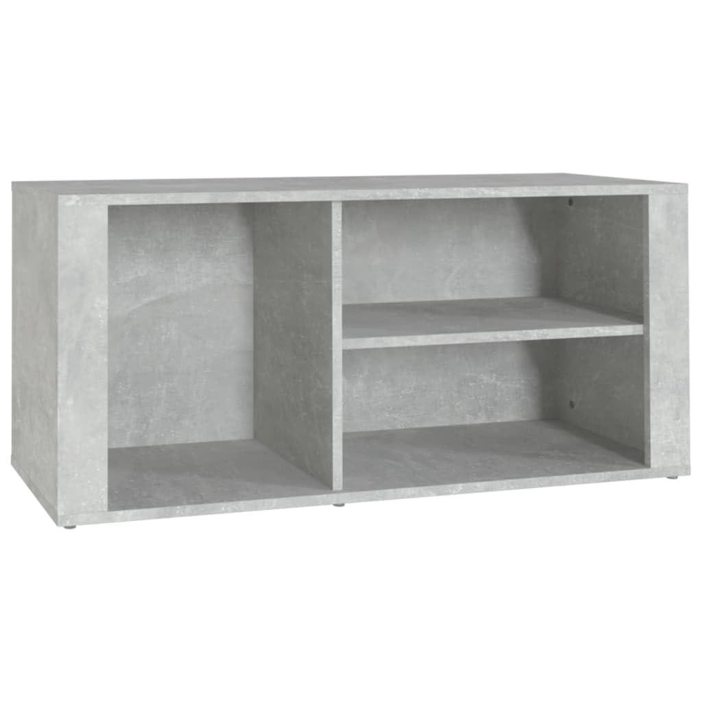 Meuble à chaussures moderne gris béton pour petits espaces 100cm