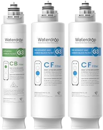 Waterdrop G3 Replacement Filter 1-Year Combo, Pack of 2 WD-G3-CF ...