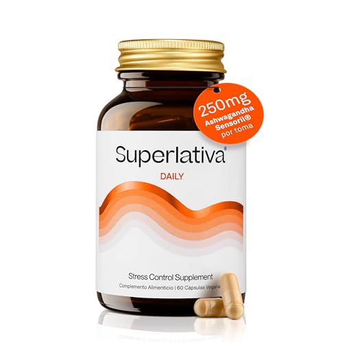 Superlativa Daily Electra Ashwagandha Sensoril 250 Mg Fórmula Premium Con Bacopa Y Schisandra Regula El Cortisol Y Mejora El Sueño 60 Cápsulas Veganas