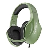 YOTMS ゲーミングヘッドセット PS5 PC PS4 Xbox Series X/S Switch & Mobile用 ゲーミングオーバーイヤーヘッドホン 7.1サラウンドサウンド ノイズキャンセリングマイク ゲーマー ストリーマー オンラインクラス用 (グリーン)
