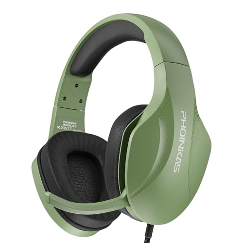 YOTMS 【正規品】ゲーミングヘッドセット ps4 ヘッドセット 有線 ps5ヘッドホン マイク付き ノイズキャンセリング ワンクリックミュート ゲーム用 スイッチ対応FPS PC ヘッドフォン 重低音 快適 軽量 伸縮可能 スマホ Switch XboxOne PC 青