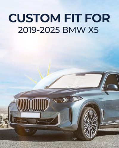 Image of for BMW x5 2019-2025 Car Window Shades, 10pcs Privacy Sun Shade Set for Front Windshield Side and Rear Windows, Full Window Covers Keeps Vehicle Cool for Camping Napping