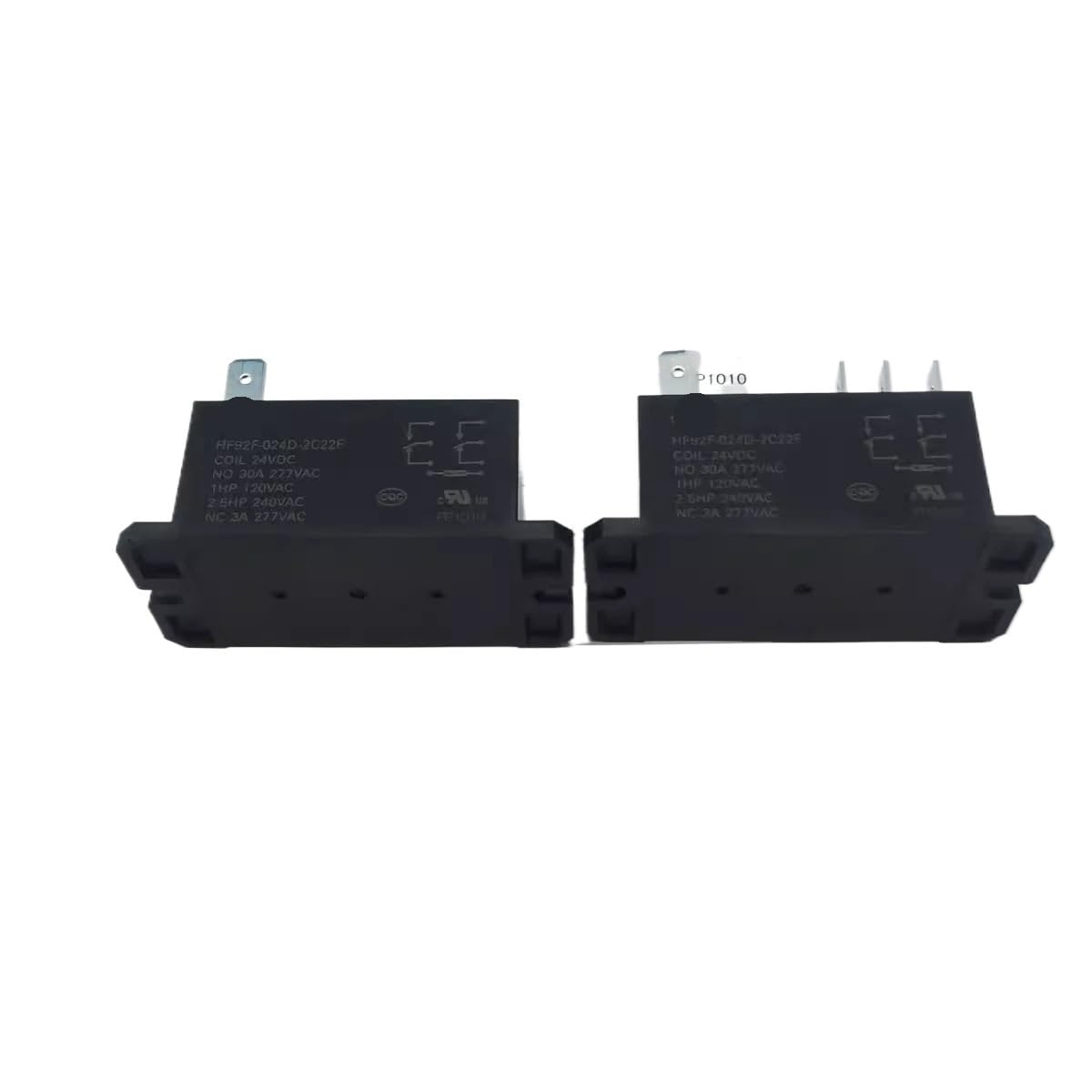 Relé de 24VDC de dos grupos con conmutación rápida fast type de 30A 277VAC