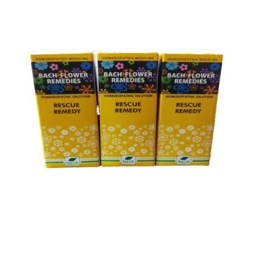 Bach Flower Rescue Remedy(Pack of 3)|Bach Flower|Soothes the nerves and helps to relax