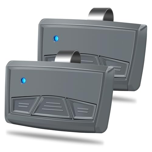 MMT103 Remote Replace for Mighty Mule Gate Opener Remote 3-Button Transmitter Compatible with MMT103 Mighty Mule One-Touch Pairing to Control 3 Devices Up to 100ft 2 Pack