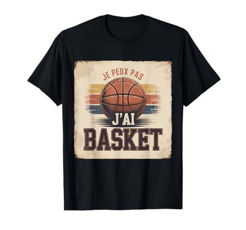 Maillot Je Peux Pas j'ai Basket homme femme enfant drapeau T-Shirt