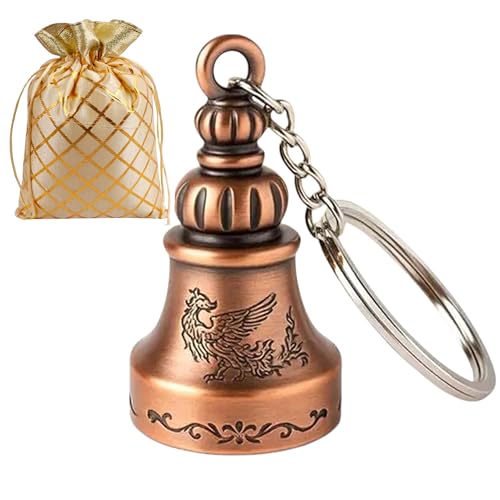 Image of Techpro guardian bell for bike Tibetan Key Chain Good Luck Key Chain For Bike key ring guardian bell keychain