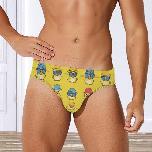 Cute Funny Ducks Men's Swim Brief Sexy Bikini Swimwear Swimsuit Trunks Bathing Suits4