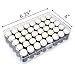 LIPROFE Finger Sponge Dauber with Storage Case for Painting Ink Crafts Chalk Card Making Pack of 40