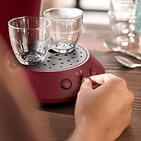 PHILIPS Senseo Original Plus Kaffeepadmaschine (Kaffeestärkewahl, Kaffee Boost Technologie, aus recyceltem Plastik), rot, CSA210/90 – Ansicht 3