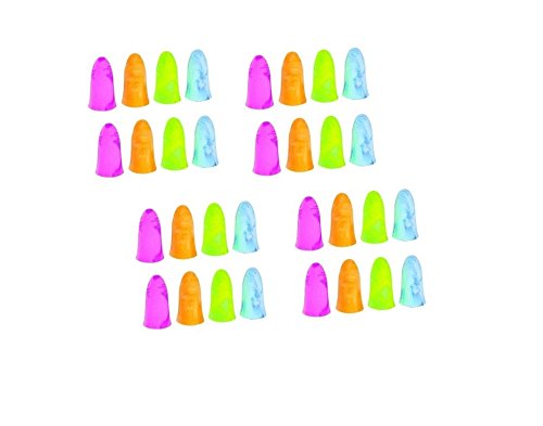OHROPAX Lot de 32 bouchons en mousse colorée
