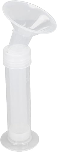 Miniatura 5 de Extractor de leche manual, pequeño portátil manual para atrapar leche materna, bombas de alimentación para bebés, tipo jeringa de escala
