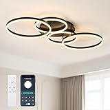 Tetipa Deckenleuchte Dimmbar 60W, 100CM Deckenlampe LED Wohnzimmerlampe mit...