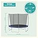 Skywalker Trampolines 10 -Foot Round Trampoline and Enclosure with spring, Blue