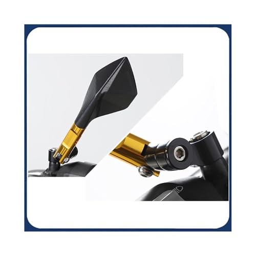 Espejo de amplio alcance transparente para moto con reflector regulable bilateral 5