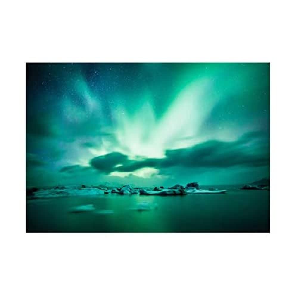 Wee Blue Coo Space Photo Aurora Borealis Northern Lights Wall Art Print