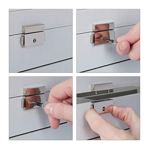 Relaxdays Scatola per 18 Paia di Occhiali