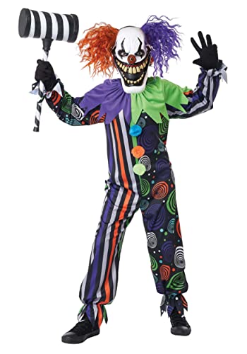 Disfraz Completo de Payaso Funhouse Fiend Niño Mediano