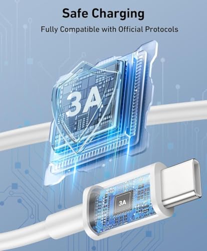 Image of Original 44W Flash Type C Charger Cable compatible with Vivo V40 /V30 /V29 /V27 /V25 /V23e /V23 pro /V21 5G /Y200 /Iqoo 12 /Z9x /Neo 9 pro /Neo 7 pro /Z7 /Z7S /Z6 Lite /11 /Z6 44W /T1 /2 /3 /3x, Support 44W White, 1pc