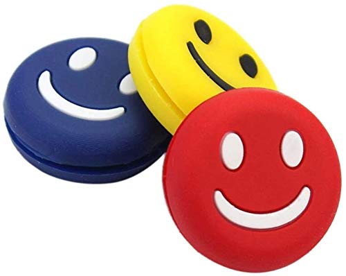 image for AEVON Tennis Vibration Dampener - Set of 12 -Smile Smiling Face Soft S