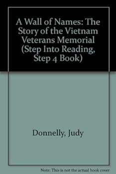 Hardcover A WALL OF NAMES: VIETMAN (Step into Reading, Step 4 Book) Book
