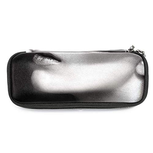 Preisvergleich Produktbild Personalisierbares farbiges Federmäppchen, Kapazität, Stifteetui, Doppelreißverschluss, Schreibwaren-Tasche, Kosmetiktasche mit Fächern für Mädchen, Jungen und Erwachsene