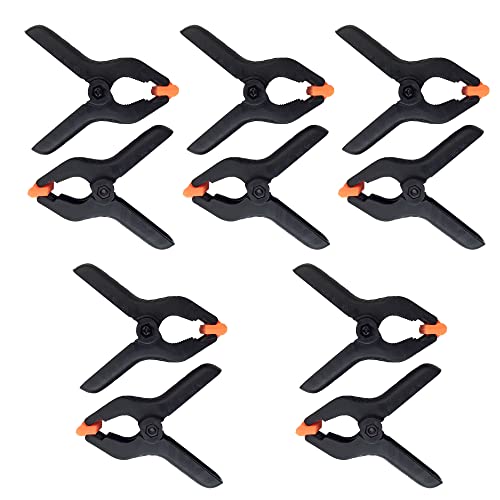 Heavy Duty Spring Clamps Set Nylon Clamps For Muliti Uses, 2 X 9" Clamps + 4 X 6" Clamps+ 10 X 3.5" Clamps #TOP5