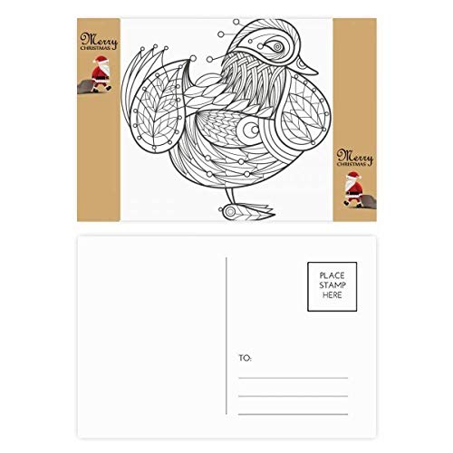 Cartes de remerciement oiseaux lot de 20 correspondance papeterie nature