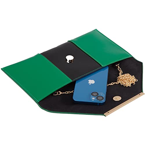 Image of JNB Faux Patent Leather Envelope Candy Clutch