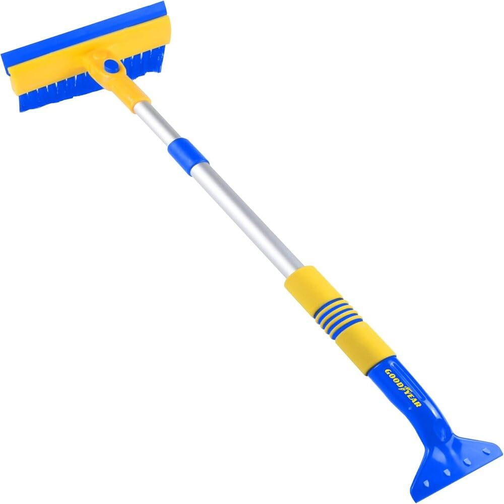Goodyear Telescopic Ice Scraper Sturdy Wide Blade Head Ice Breaker Extendable 5055441459684