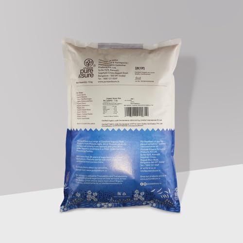 Image of Phalada Pure & Sure Pure & Sure Organic Rice, Unpolished | Instant Boost of Energy | Rich in Fibre, Good for Diabetic People, Helps Lower Blood Pressure | Healthy & Wholesome Rice 5kg (Pack of 2)