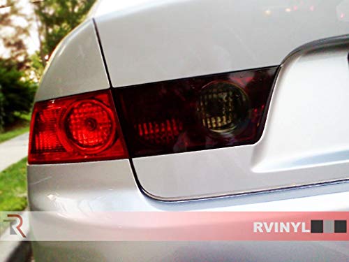 Rtint Tail Light Tint Covers Compatible With Nissan Murano 2003-2007 - Blackout Smoke #TOP3