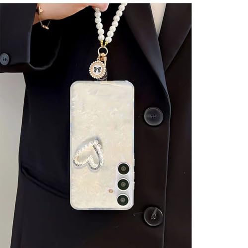 Housse lanière Galaxy A55 rose idéale pour vos sorties chic