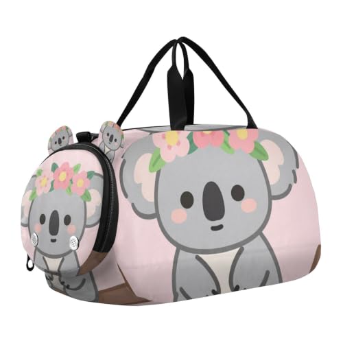 Bolsa de deporte pequeña con zapatero independiente para playa y piscina