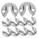 Soportes de montaje en pared para cabecera: los ganchos entrelazados son adecuados para suspender espejos y brindan una solución simple, delicada y efectiva.