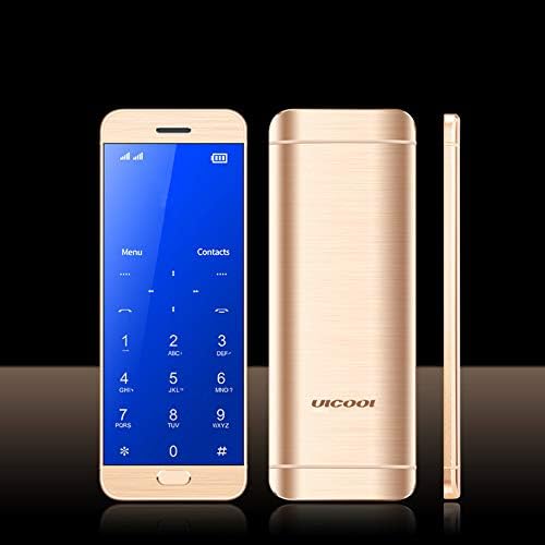 Tutyuity Telefono Ultrasottile Global Unlock Touch Display Phone Corpo Metallo Dual SIM Card Rose Gold