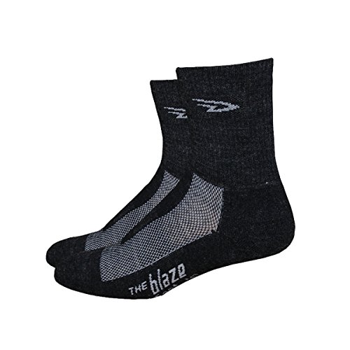 Defeet Blaze Wool Socks, Charcoal, X-Large