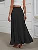 ANRABESS Womens Maxi Skirt Elastic High Waist Swin... #3