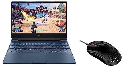Image of HP Victus Gaming Laptop AMD Ryzen 5 5600H 15.6 inch(39.6 cm) FHD IPS Gaming Laptop & HyperX Pulsefire Haste USB, 16000 DPI, 6 Programmable Buttons Gaming Mouse