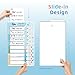 3 in 1 Bedtime/Morning Routine Chart for Kids Toddlers, Magnetic Chore Chart for Kids, Dry Erase Visual Schedule for Kids Schedule Board for Home